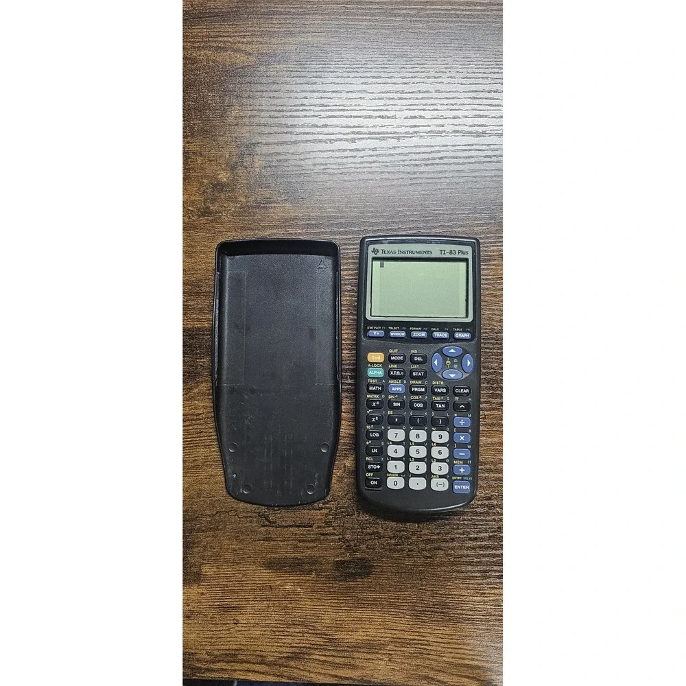 Texas Instruments TI-83 Plus Graphing Calculator With Cover Tested And Working